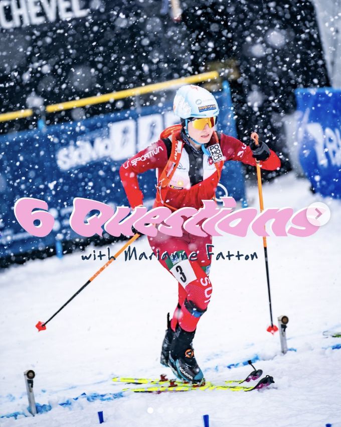 Instagram-Post: 6 Questions with Marianne Fatton